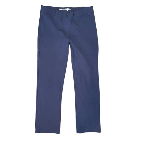 Betabrand Women's Navy‎ Straight-Leg Classic Dress Pant Yoga Pants Size MP - Picture 2 of 9